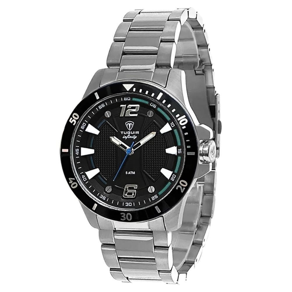 Relógio Tuguir Masculino Ref: 9166A Tgi37002 Casual Aço
