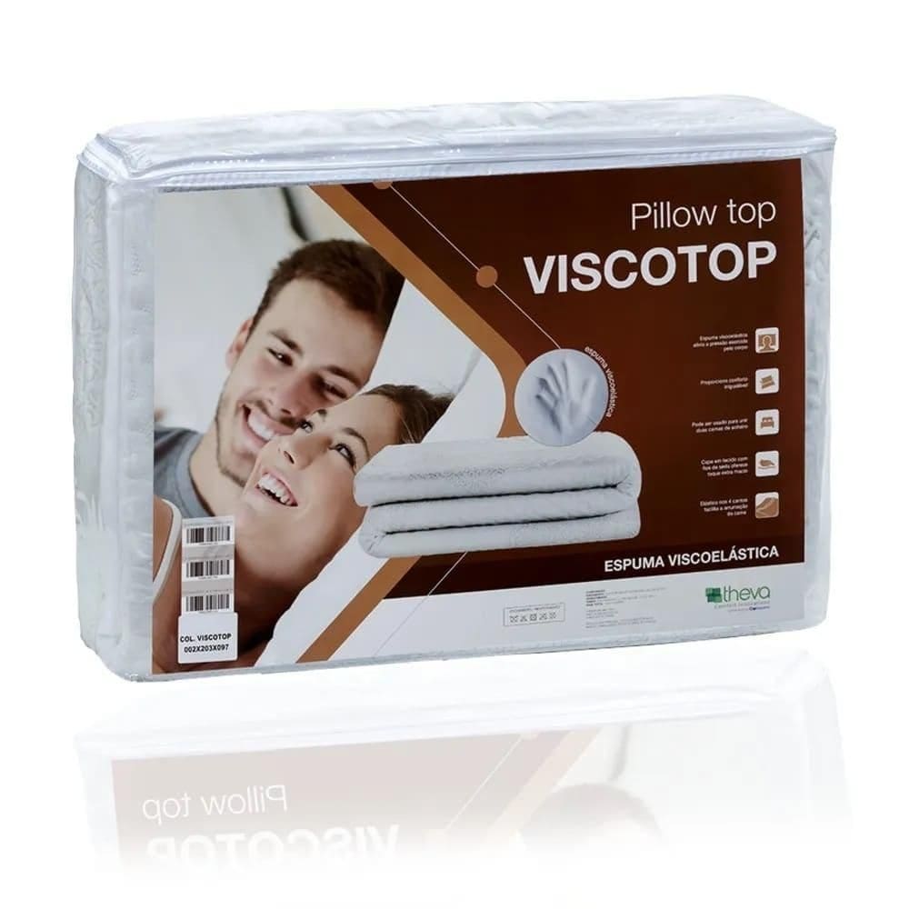 Top pad visco top casal king 193x203