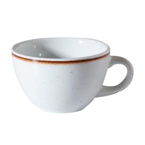 Jogo 6 xícaras café 94ml com pires beige artisan
