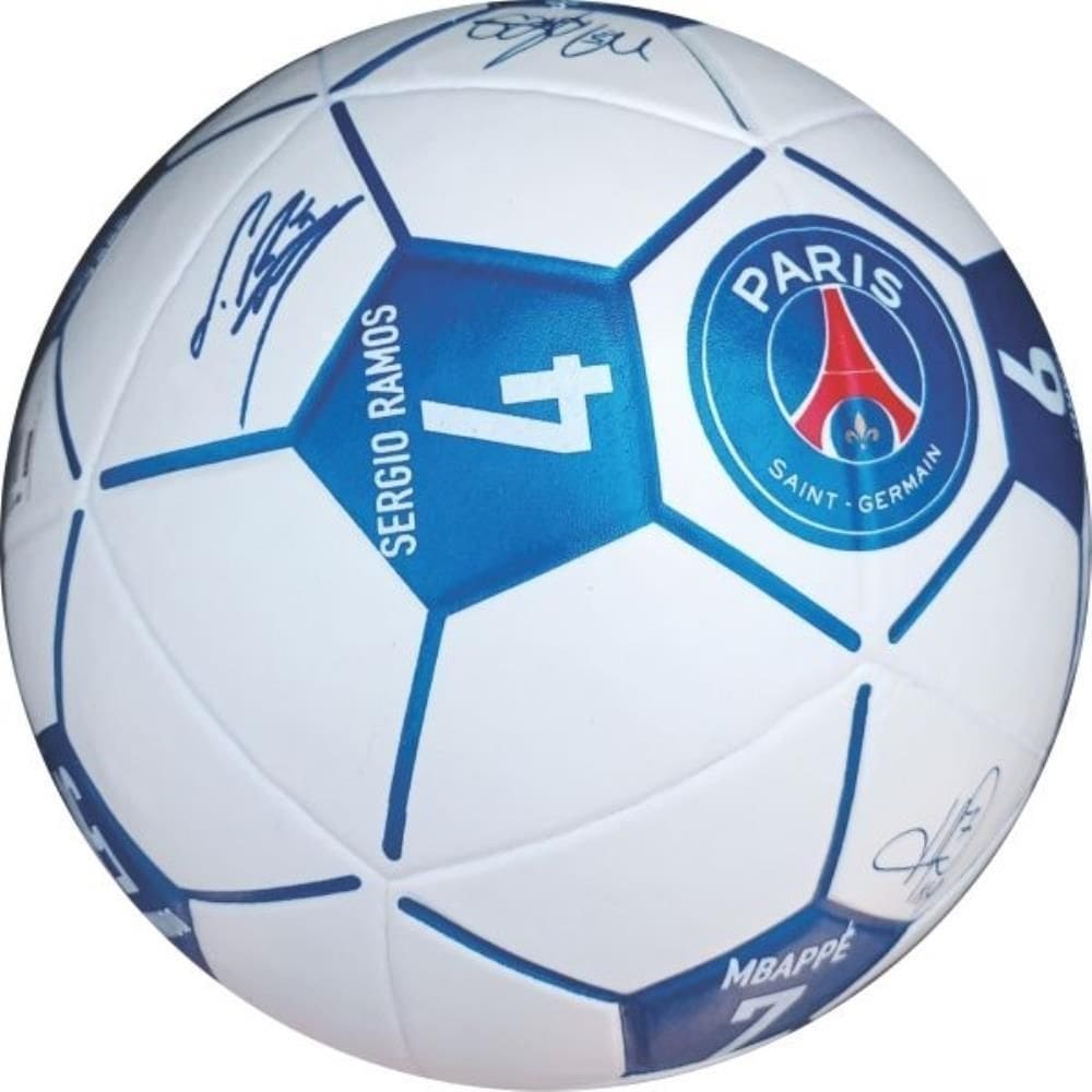 Bola de futebol de campo paris saint germain branca