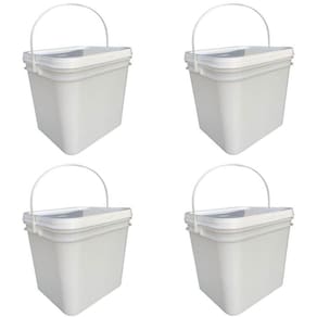 Balde boa vista retangular 3.6l - 4 pçs