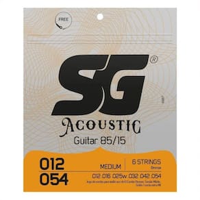 Encordoamento P-violão Aço Bronze 85-15 Sg 0.012 - 0.054