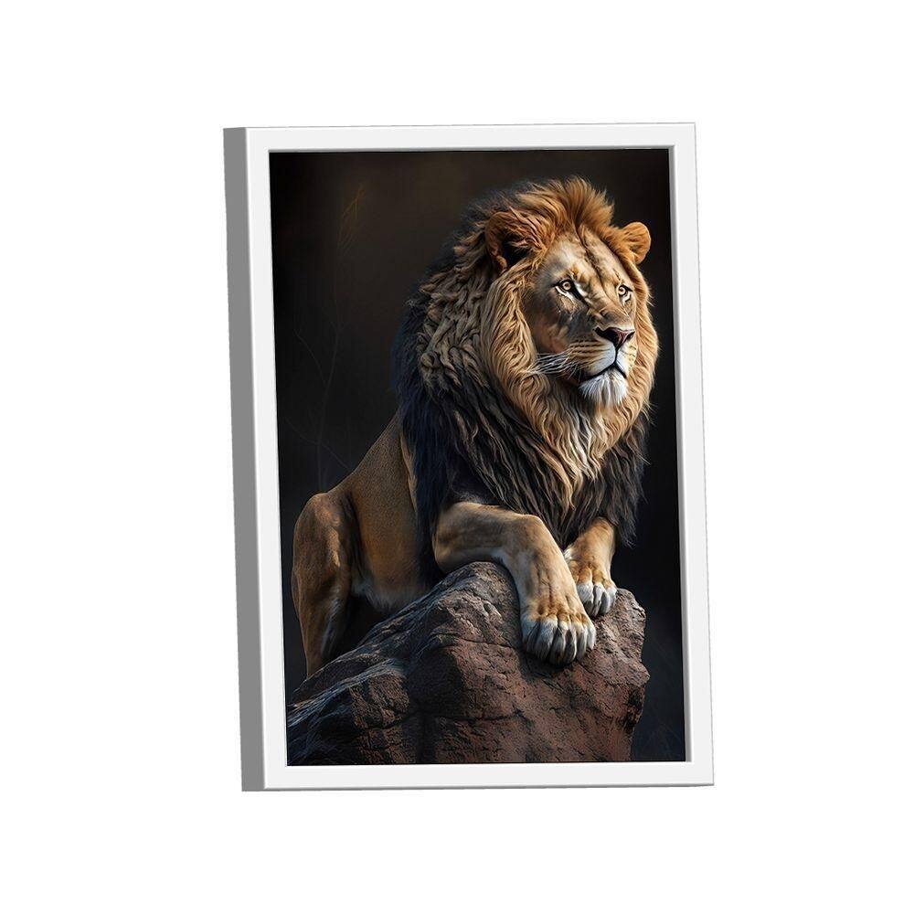 Quadro Leão Protetor -- Br Artes