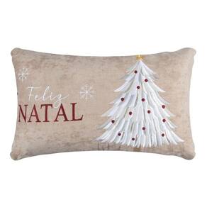 Almofada Natalina Baguete Pinheiro 445476 35X55Cm Belchior