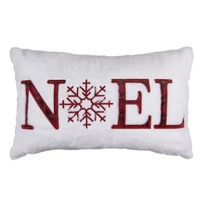 Almofada Natalina Baguete Floco Neve 445477 35X55Cm Belchior