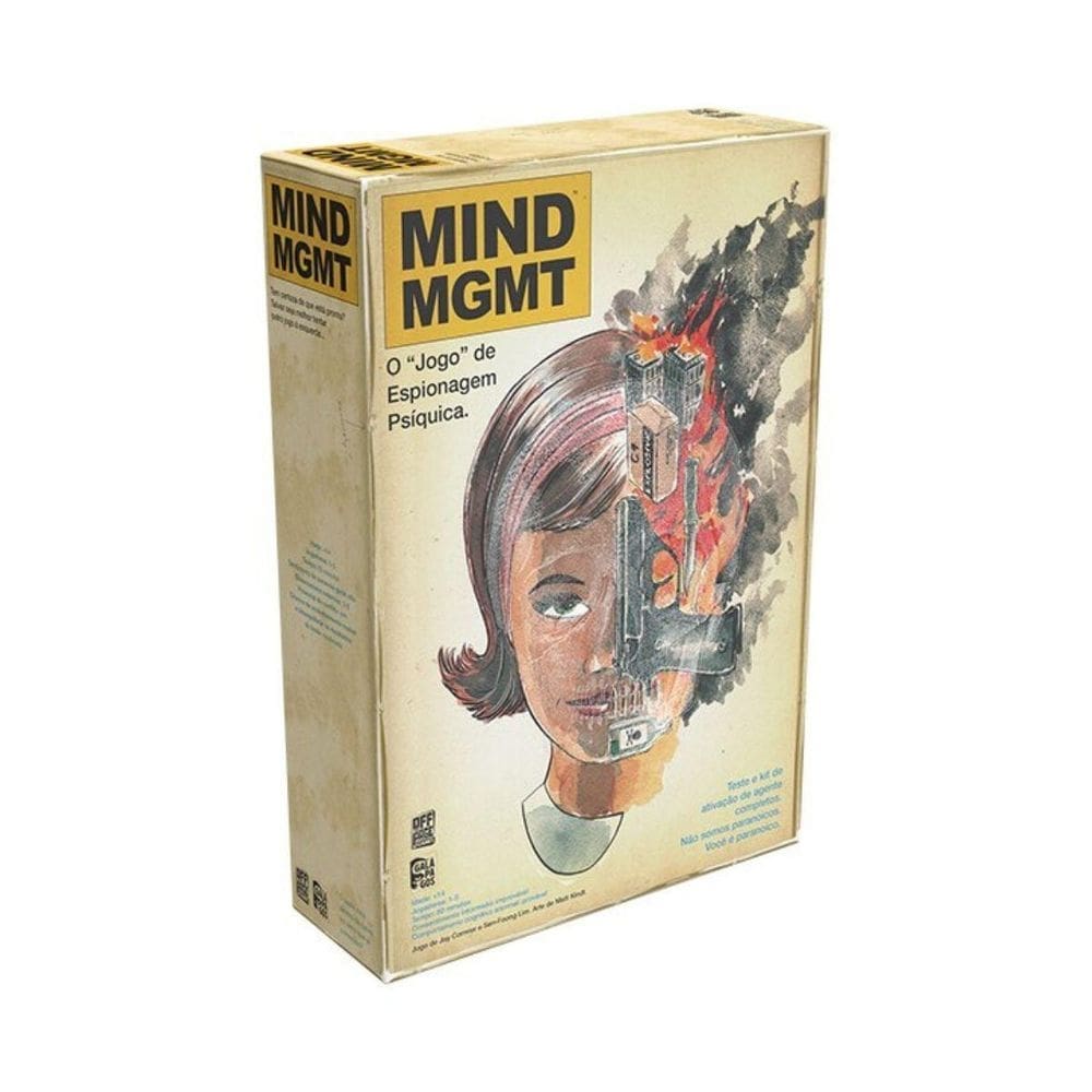 Jogo de tabuleiro mind mgmt o jogo de psíquica