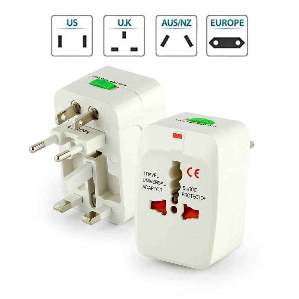 Adaptador universal tomadas internacional europa eua uk ásia