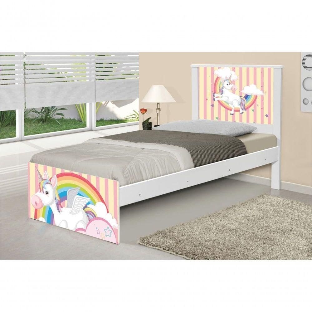 Cama Solteiro Unicórnio Meigo