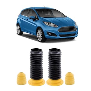 Par batente coifa dianteiro ford new fiesta 2011 2012 2013