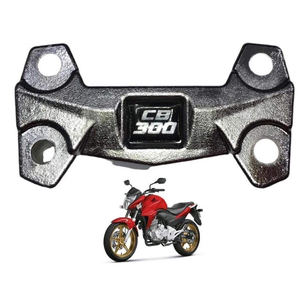 Trava cadeado guidão cromada cb 250f cbx 250 twister cb 300