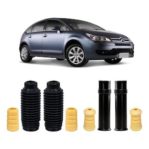 Kit batente coifa dianteiro traseiro c4 2009 2010 2011 2012