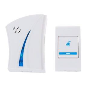 Campainha sem fio 32 toques ding dong bivolt branco