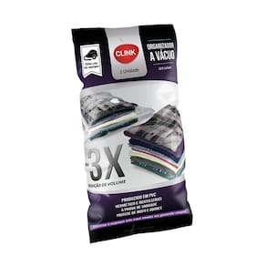 Saco à vácuo protetor organizador roupa cobertor 70 x 110cm