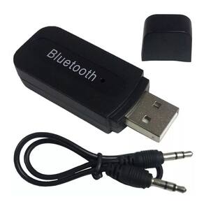 Adaptador bluetooth  de áudio musica cabo p2 usb