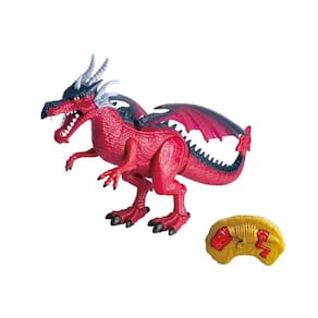 Dinossauro dino lendários infantil dragao som luz via remoto
