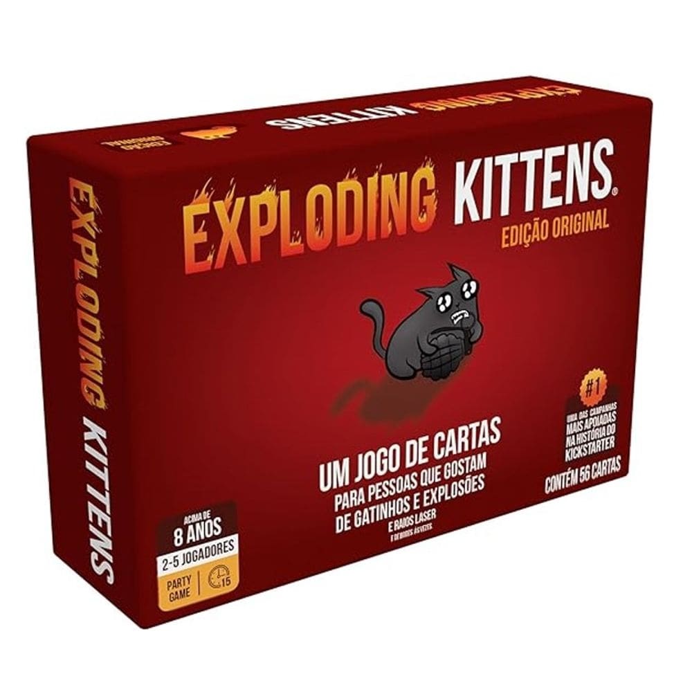 Jogo de Cartas Exploding Kittens - Galápagos