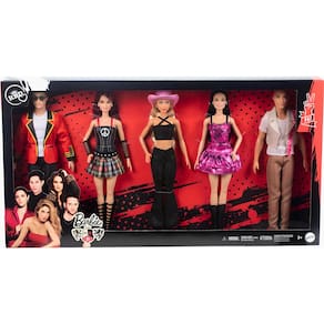 Barbie Coleção RBD Rebelde Boneca Grupo 5-Pack HXJ69 Mattel