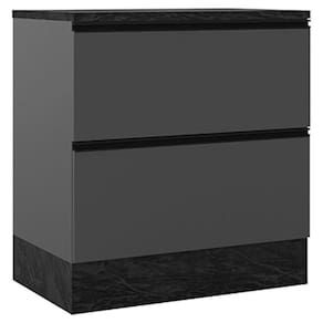 Balcão de Cozinha 80cm Etna Grafite – Poliman