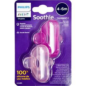 Avent Chup (scf099/12) Soothie 4-6m Dupla Menina