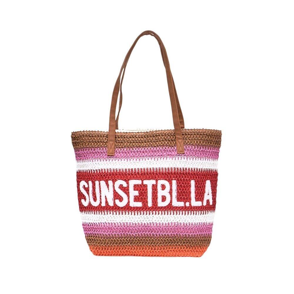 Bolsa Feminina Praia Qualis Lis Alimare - Rosa