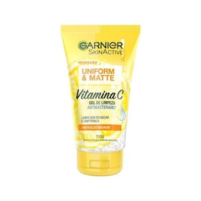 Gel de limpeza facial antibacteriano vitamina c 150g garnier