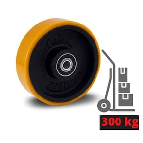 Roda Industrial 6 Pol. Rol. Poliuretano 300kg R.614.pf.e