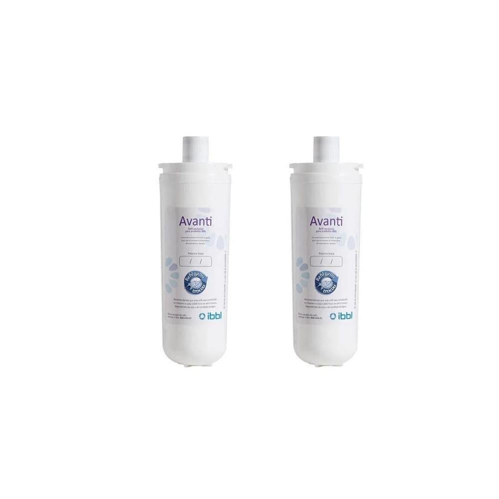 Kit 2 refil do filtro purificador água avanti ibbl