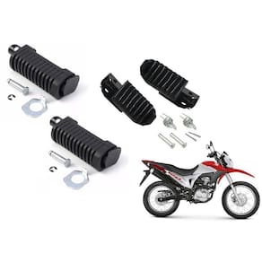Par pedaleiras dianteira e traseira bros 125 150 160 xre 300