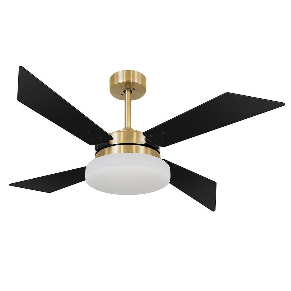Ventilador De Teto Volare Vd50 Tech Dourado 4 Pás 220V