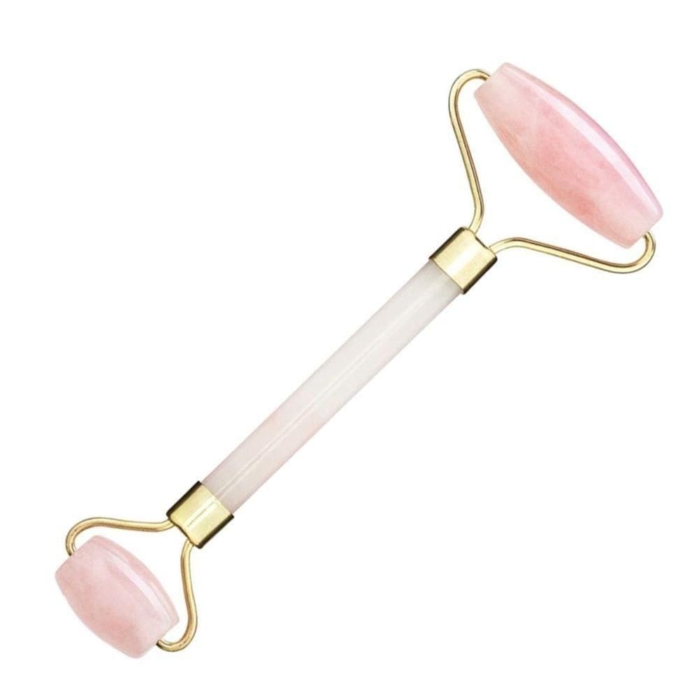 Rolo Massageador De Quartzo Rosa - Smart Rolo Rosa