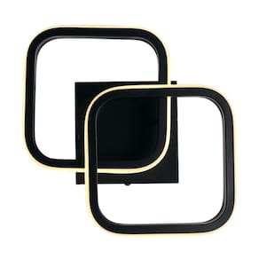 Plafon taschibra village square led 10w 3000k luz amarela bi
