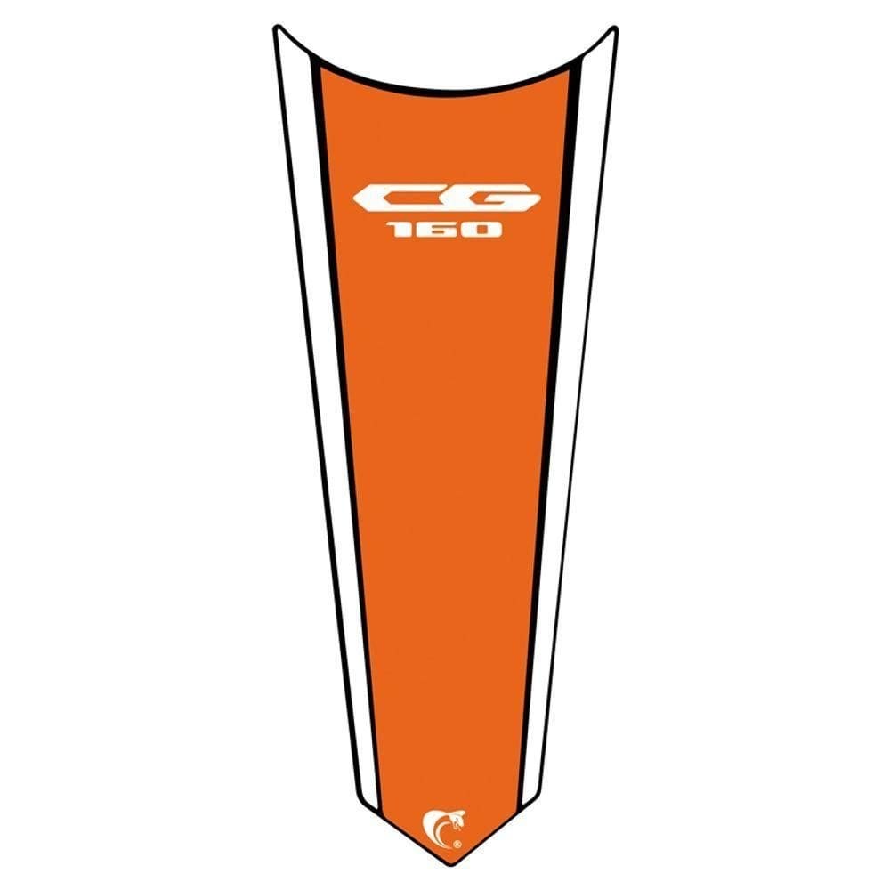 Adesivo Faixa Gravata Tanque Moto Cg Titan 125/150/160 Laranja Cor Cg 150