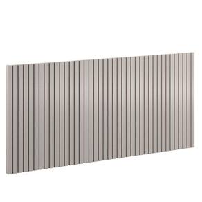Painel Decorativo Ripado 230x109x49 cm Cinza - Matic