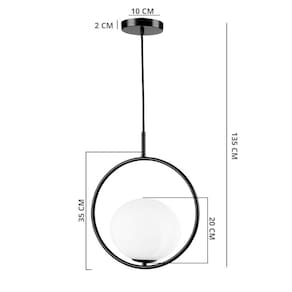 Lustre pendente bravalumi pérola daire globo e27 bivolt