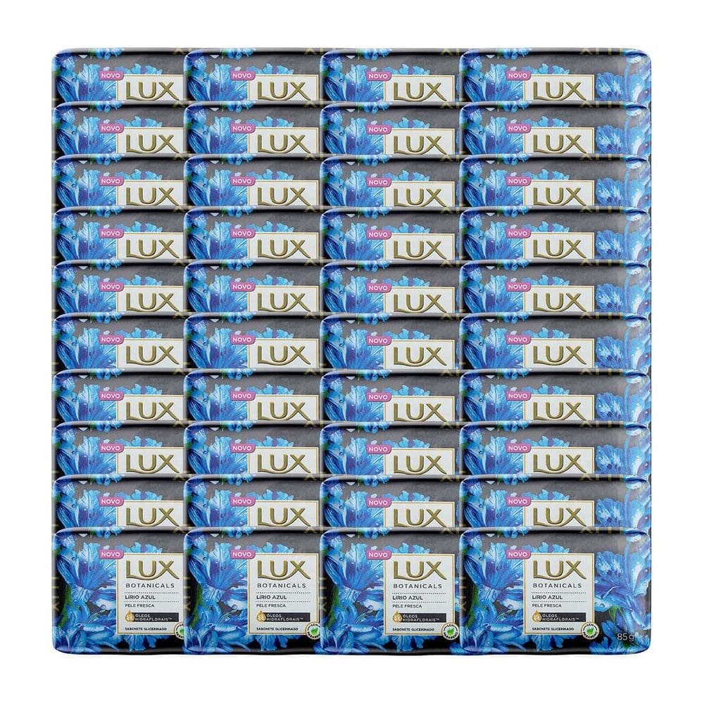 Kit 40 und Sabonete Lux Botanicals Lírio Azul 85g