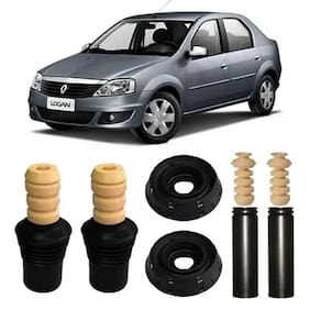 Kit coxim batente dianteiro traseiro logan 2007 2008 2009 10