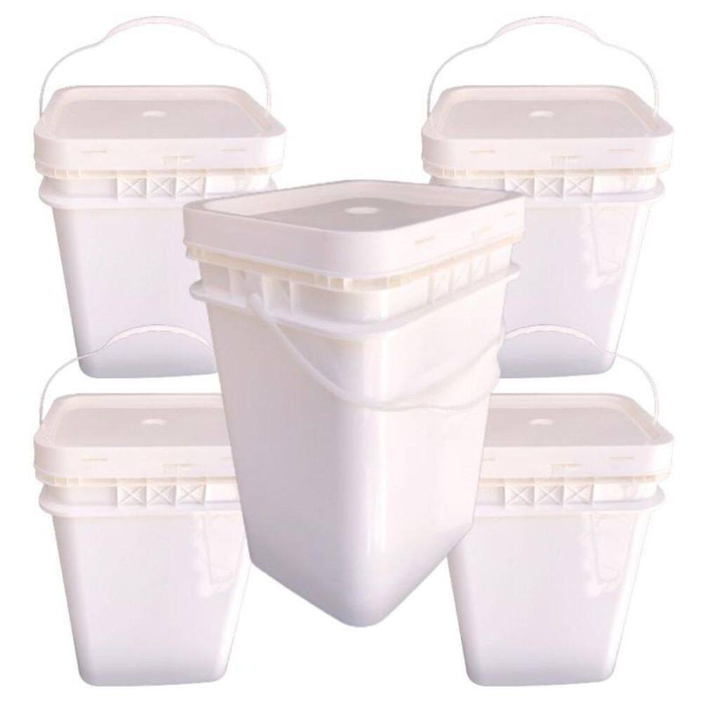 Balde plast 20l retang p pedrisco 5 pçs