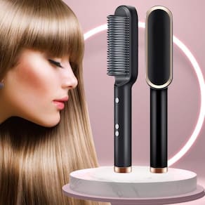 Escova Alisadora 5 Em 1 Alisa E Modela Cabelo