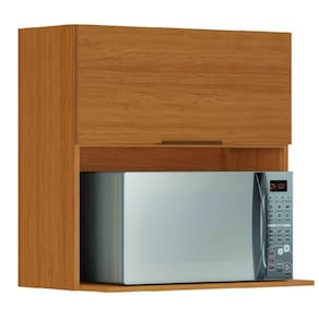 Armário de Cozinha 1 Porta 1 Nicho Para Micro Ondas Duplo Aéreo Módulo Suspenso Namur Itatiaia