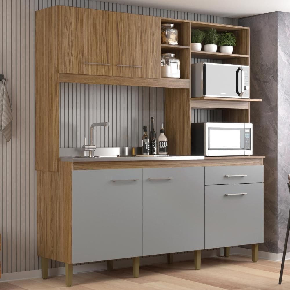 Cozinha 5 Portas E 1 Gaveta Co1515 Ipe Arbo Decibal