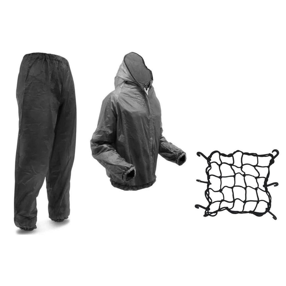 Capa de chuva piracapas combate pvc gg + elastico aranha
