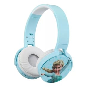 Fone Infantil Colorido Princesas Bluetooth Sem Fio C/ Ajuste