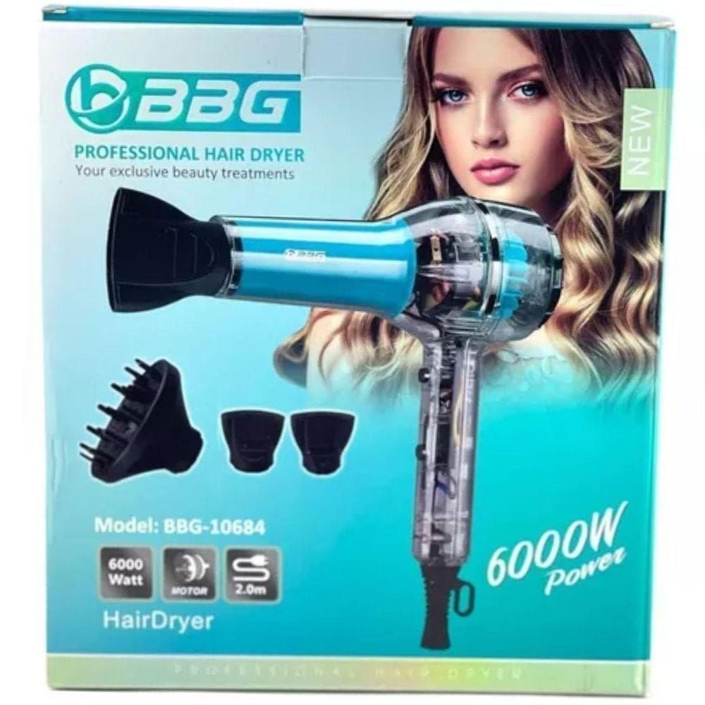 Secador De Cabelo Turbo Azul 110V