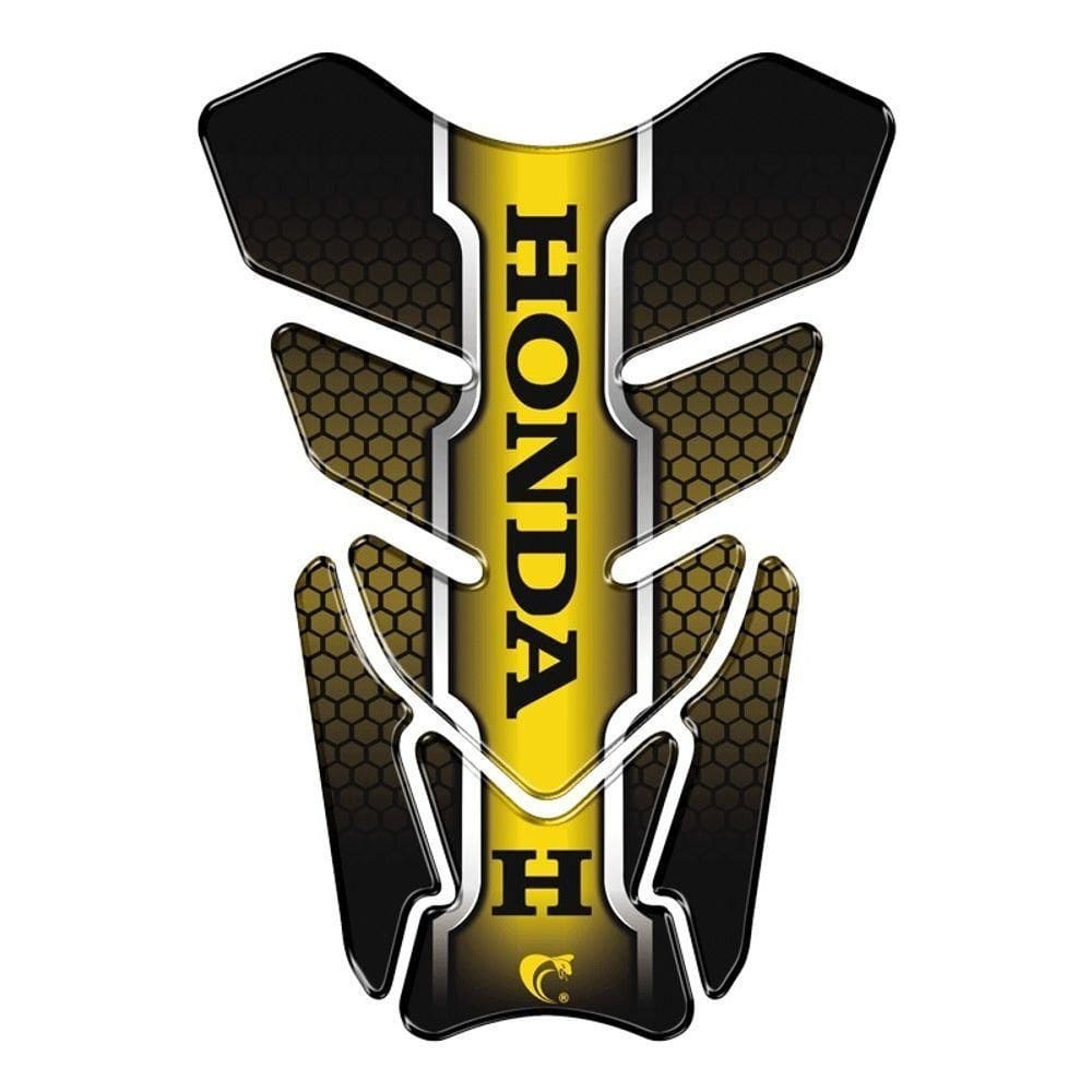 Adesivo Resinado Protetor De Tanque Moto Honda Universal Dourado Cor Dourado