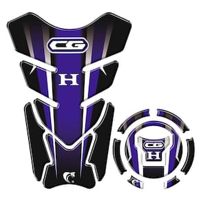 Kit Adesivo Protetortanque E Bocal Honda Cg + 2018 Azul Azul