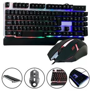 Teclado E Mouse Gamer Escritório Quarto Lan House