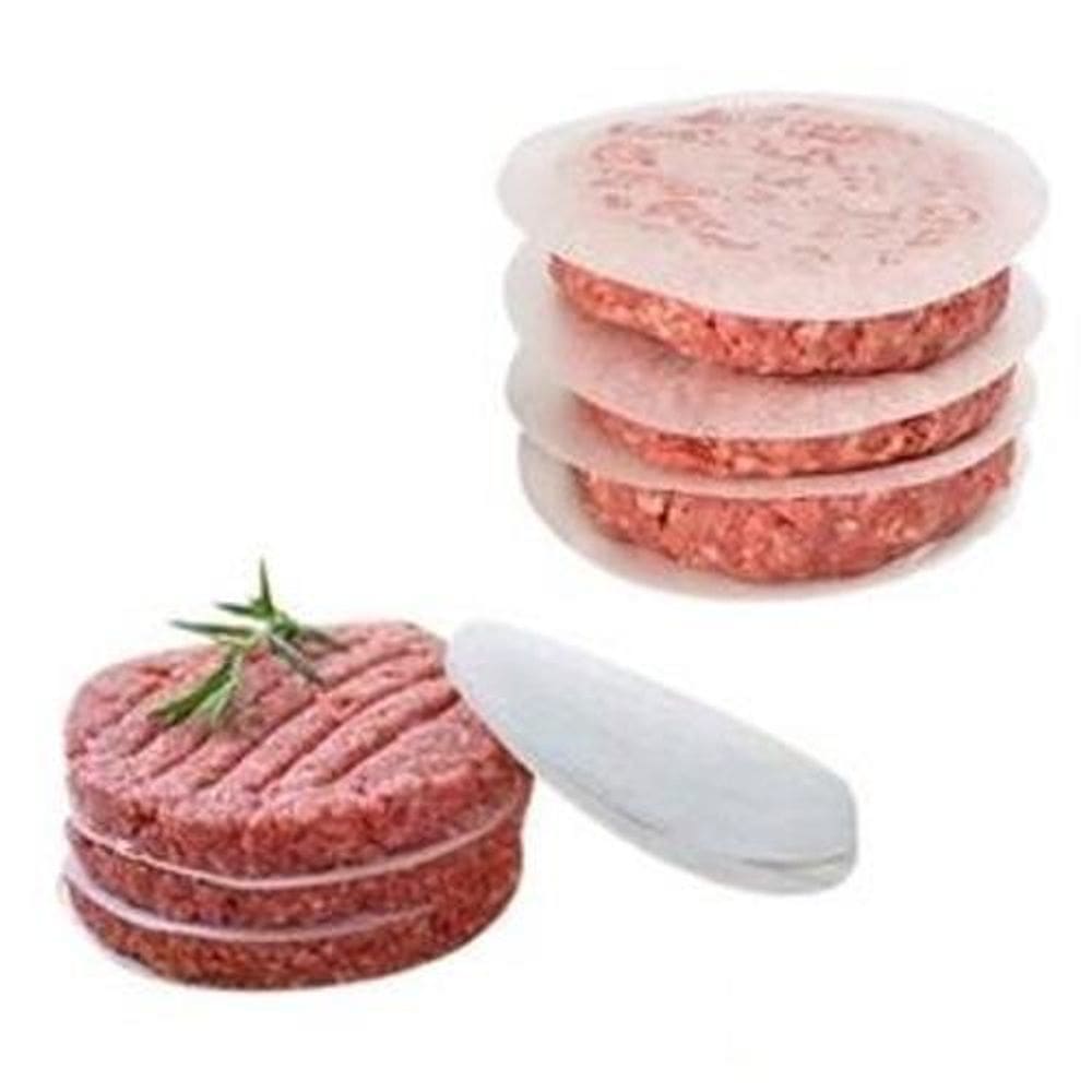 Papel manteiga parafinado separador de carne hamburguer