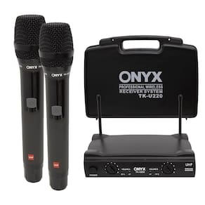 Microfone Sem Fio Duplo Tk U220 Uhf Onyx [f097]