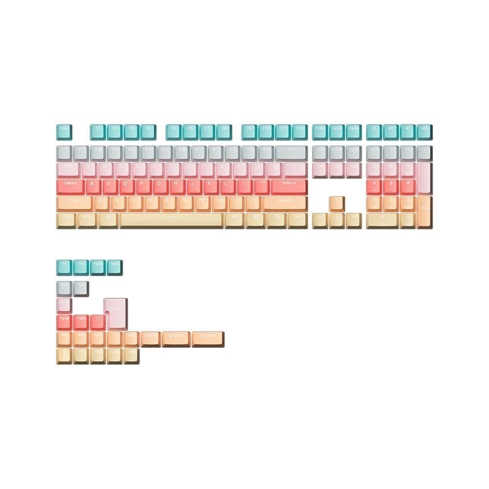 Keycap akko pbt ice cream 132 keycaps set monsgeek