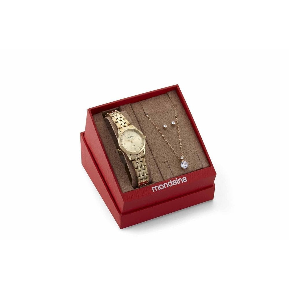 Relógio Mondaine Dourado 5 ATM 38mm